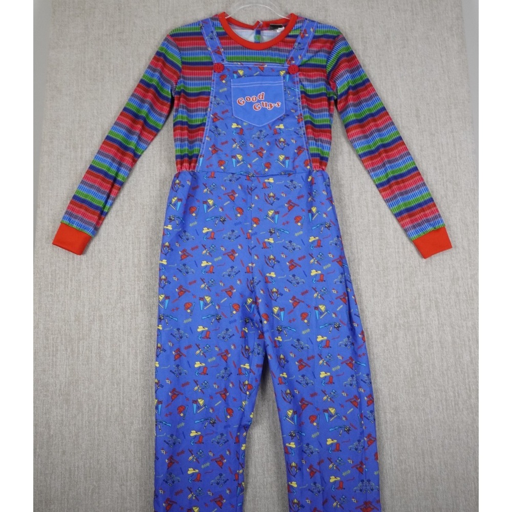 Chucky Costume Girls Size Large 12-14 Child's Play Halloween Costume Good Guys